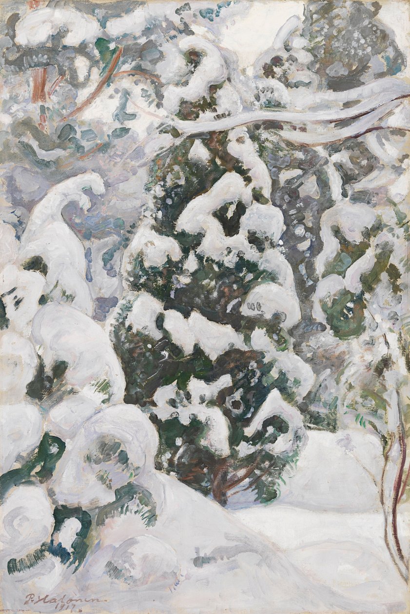 Zimbro na neve de Pekka Halonen