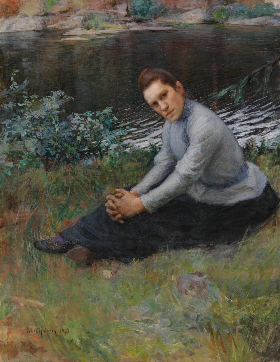 Sentado à beira-mar de Pekka Halonen