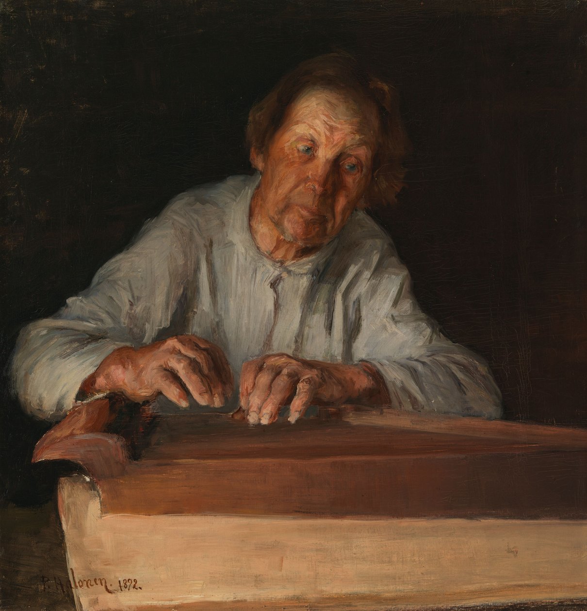O tocador de kantele de Pekka Halonen