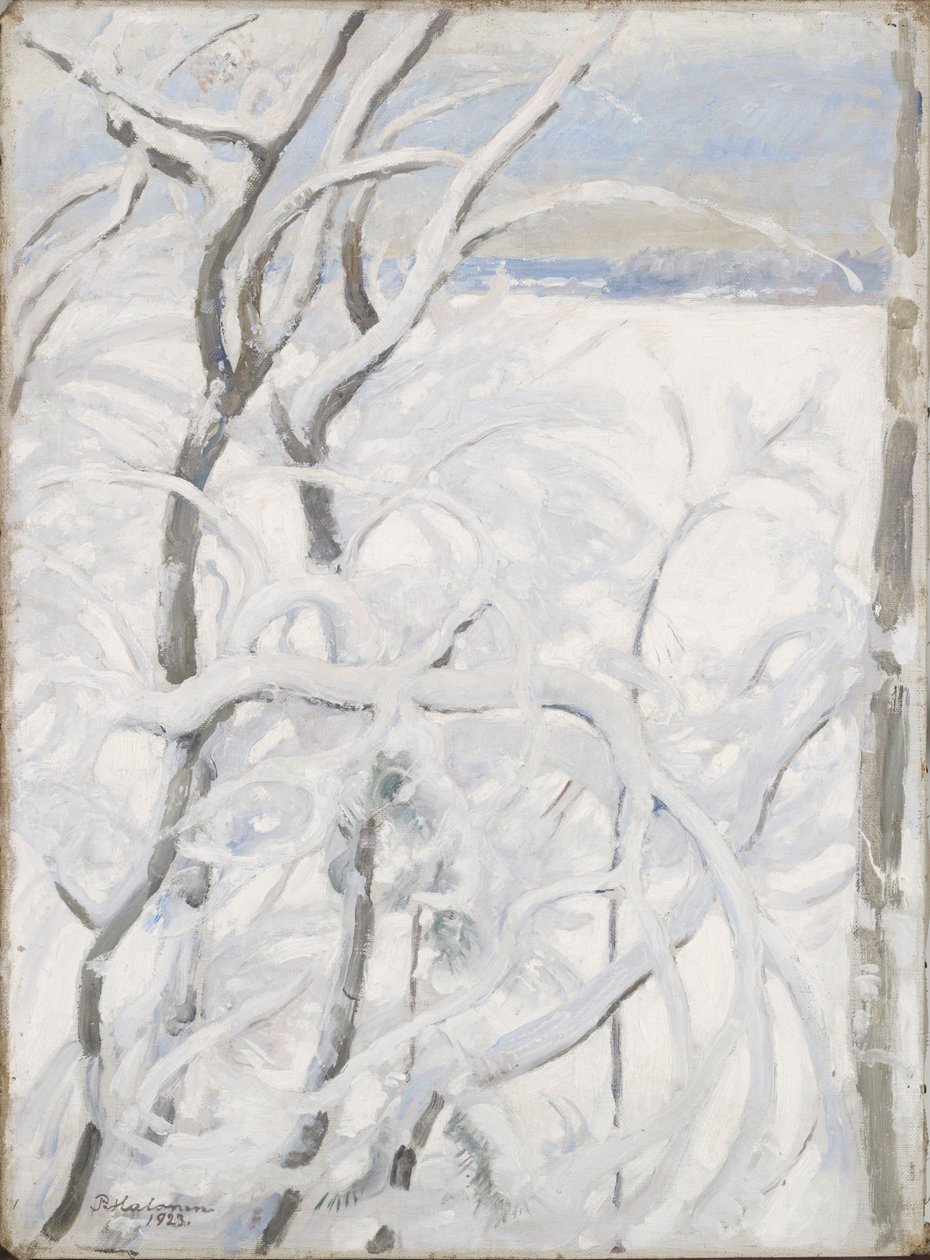 Árvore no inverno de Pekka Halonen
