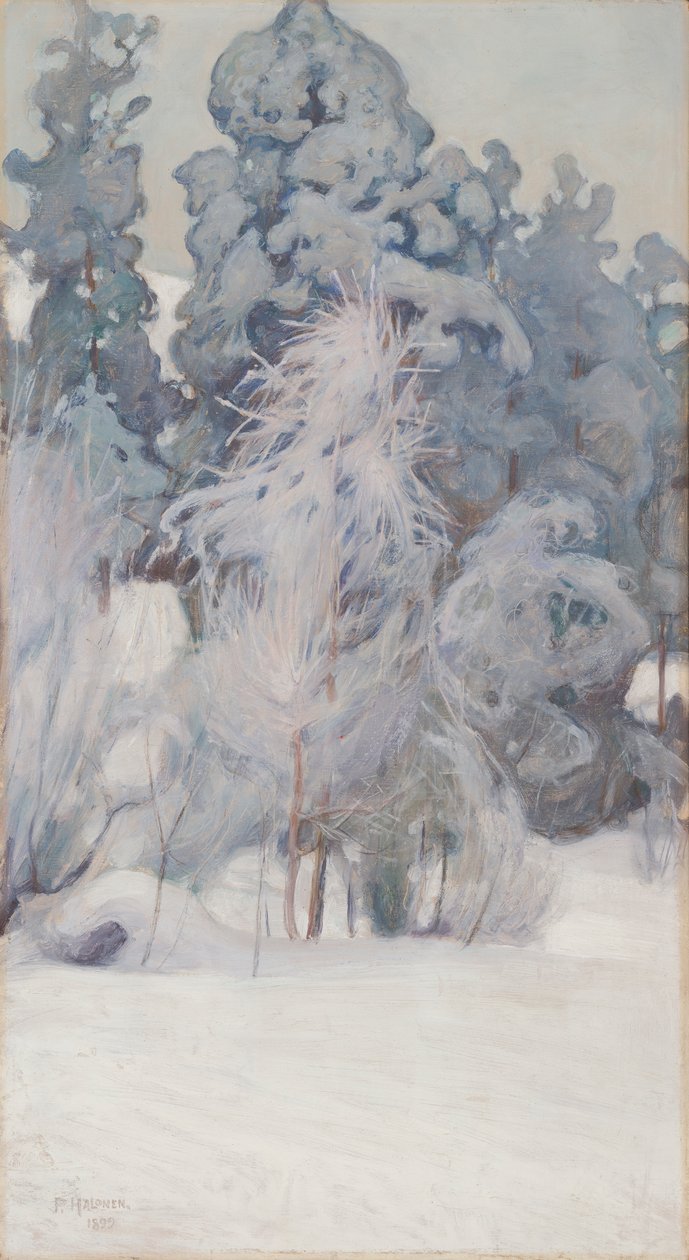Paisagem de inverno de Pekka Halonen
