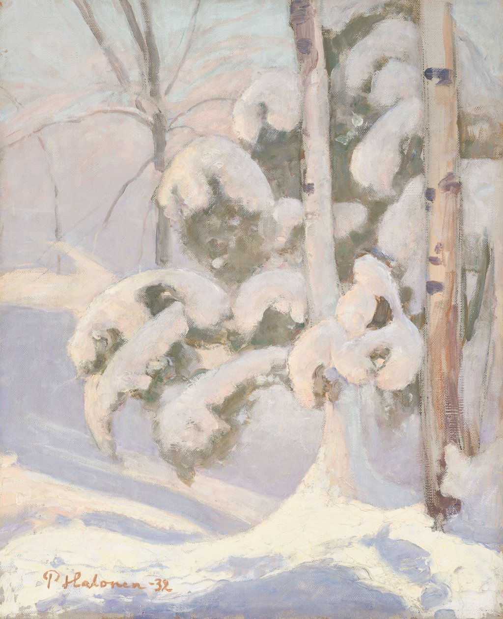 Paisagem de inverno de Pekka Halonen