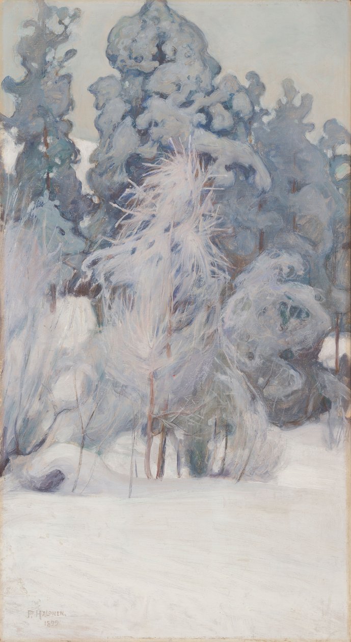 Paisagem de inverno de Pekka Halonen