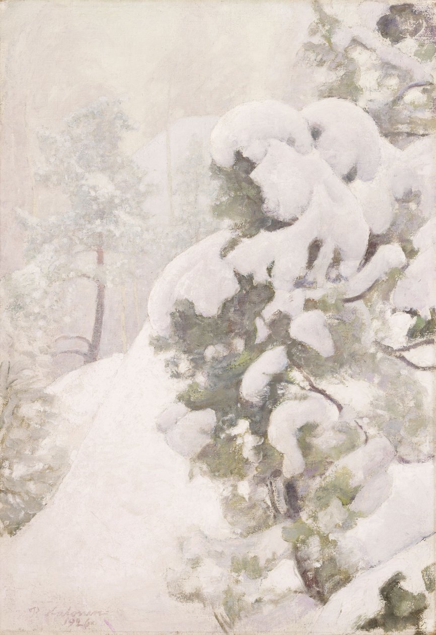 Paisagem de inverno de Pekka Halonen