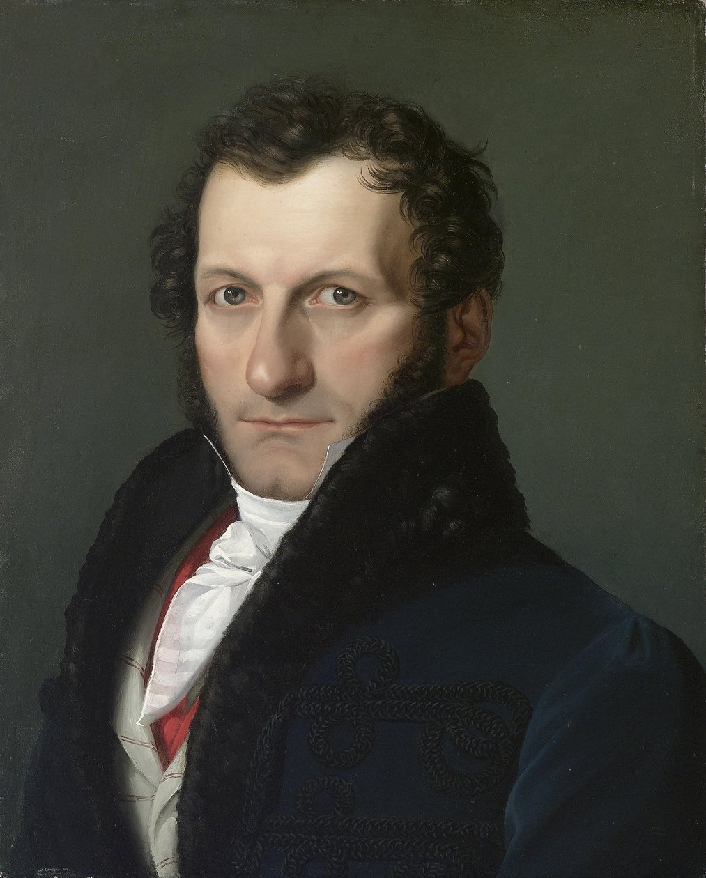Retrato do colecionador e patrono Conte Colonnello Teodoro Arese Lucini de Pelagio Palagi
