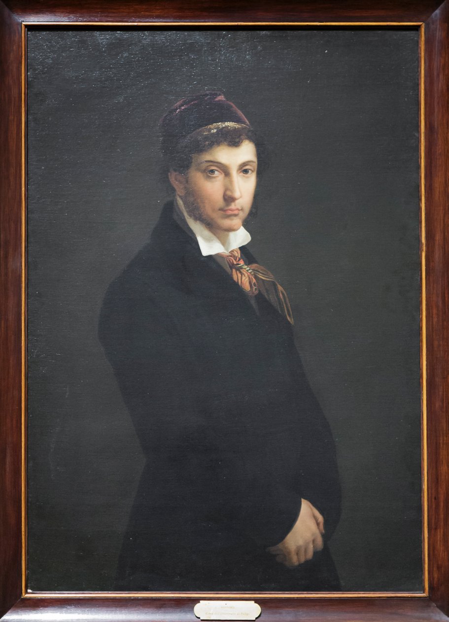 Autorretrato, segundo Pelagio Pelagi (óleo sobre tela) de Pelagio (after) Palagi
