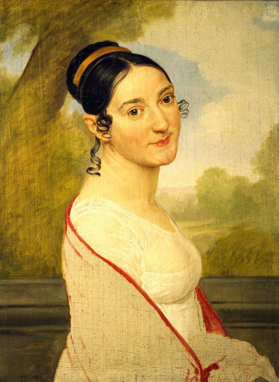 Retrato de Teresa Tambroni Cuty, c.1815 (óleo sobre tela) de Pelagio Palagi