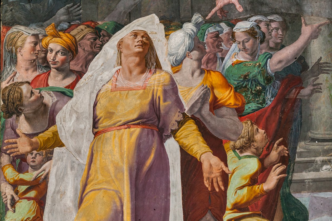 O Anúncio da vinda do Baptista, Capela de Poggi de Pellegrino Tibaldi