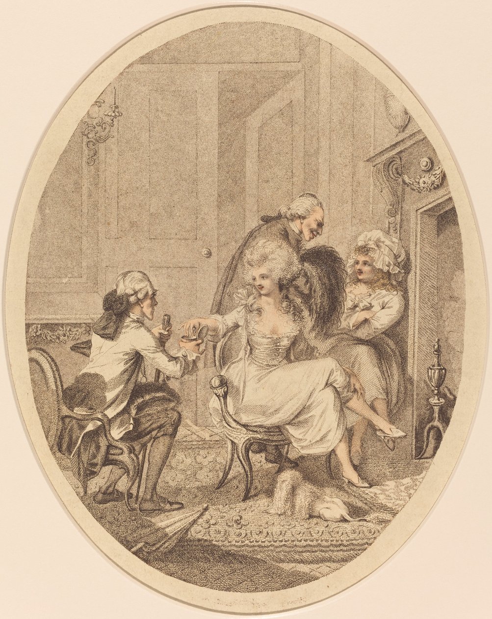 A lareira francesa de Peltro William Tomkins