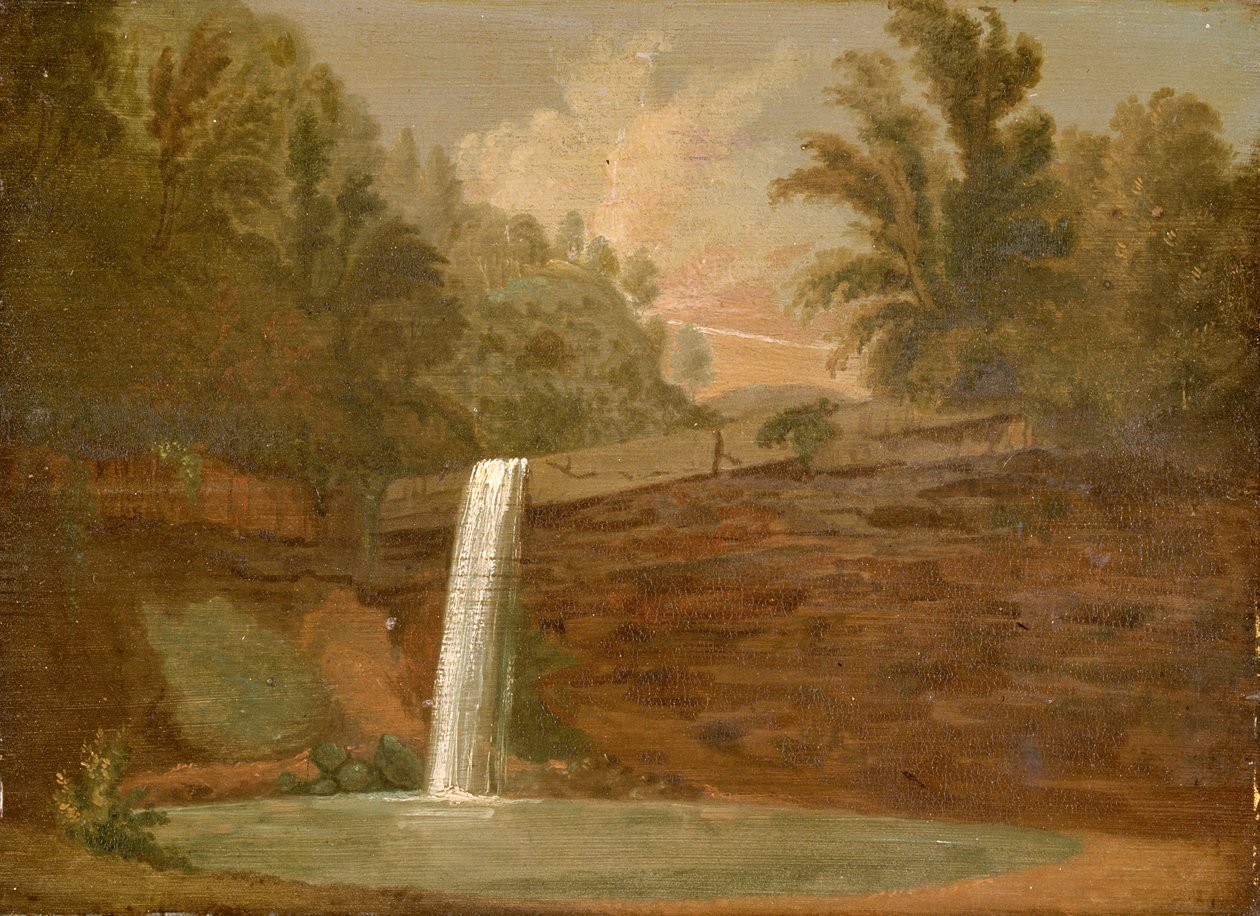 Gwladys Sgwd, Vale de Neath, c1819. de Penry Williams
