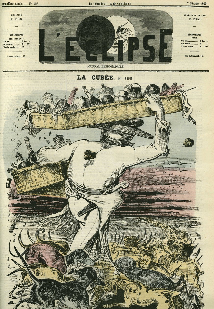 La Curee. Capa em "L