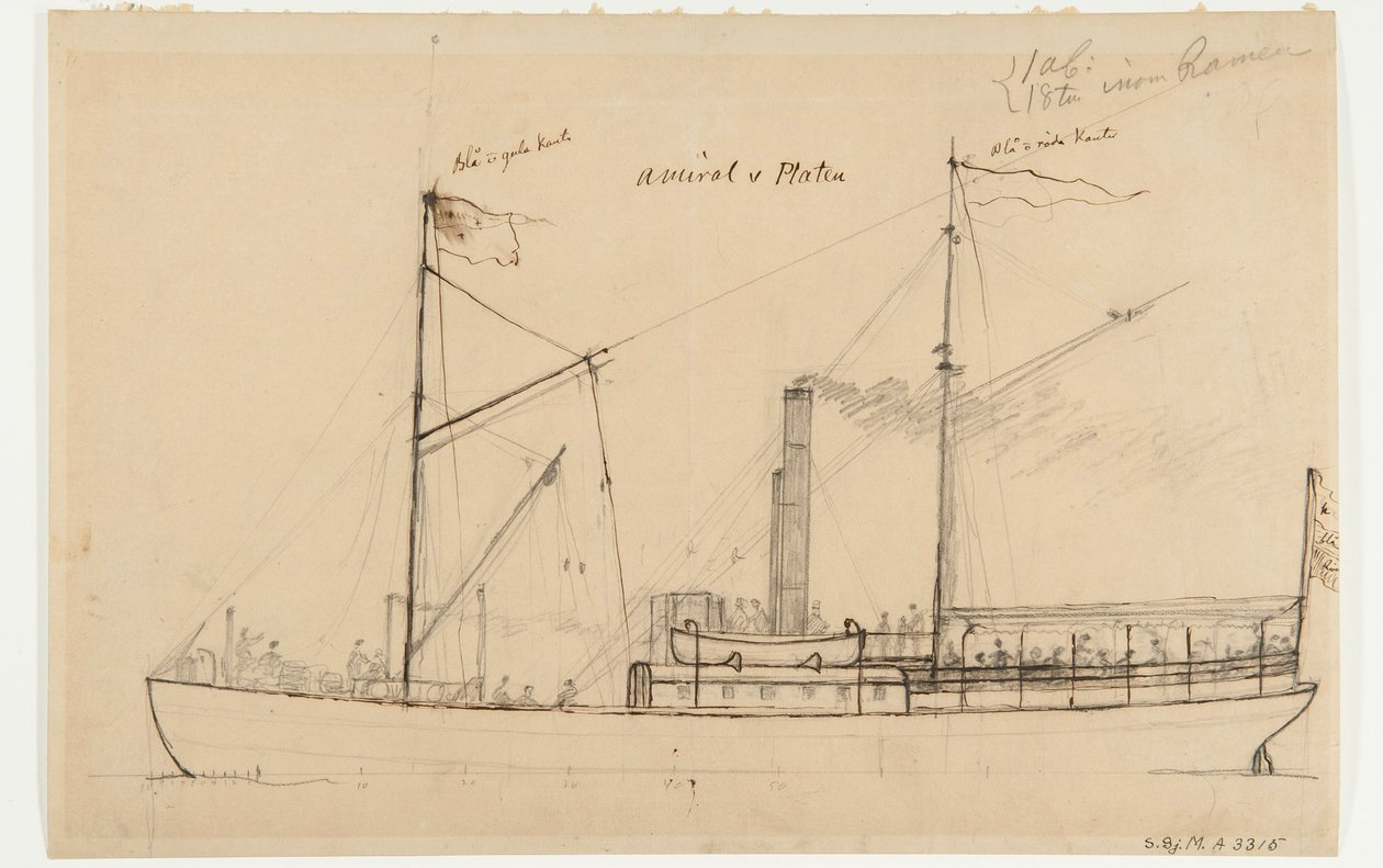 Angfartyget AMIRAL DAS PLACAS de Per Wilhelm Cedergren