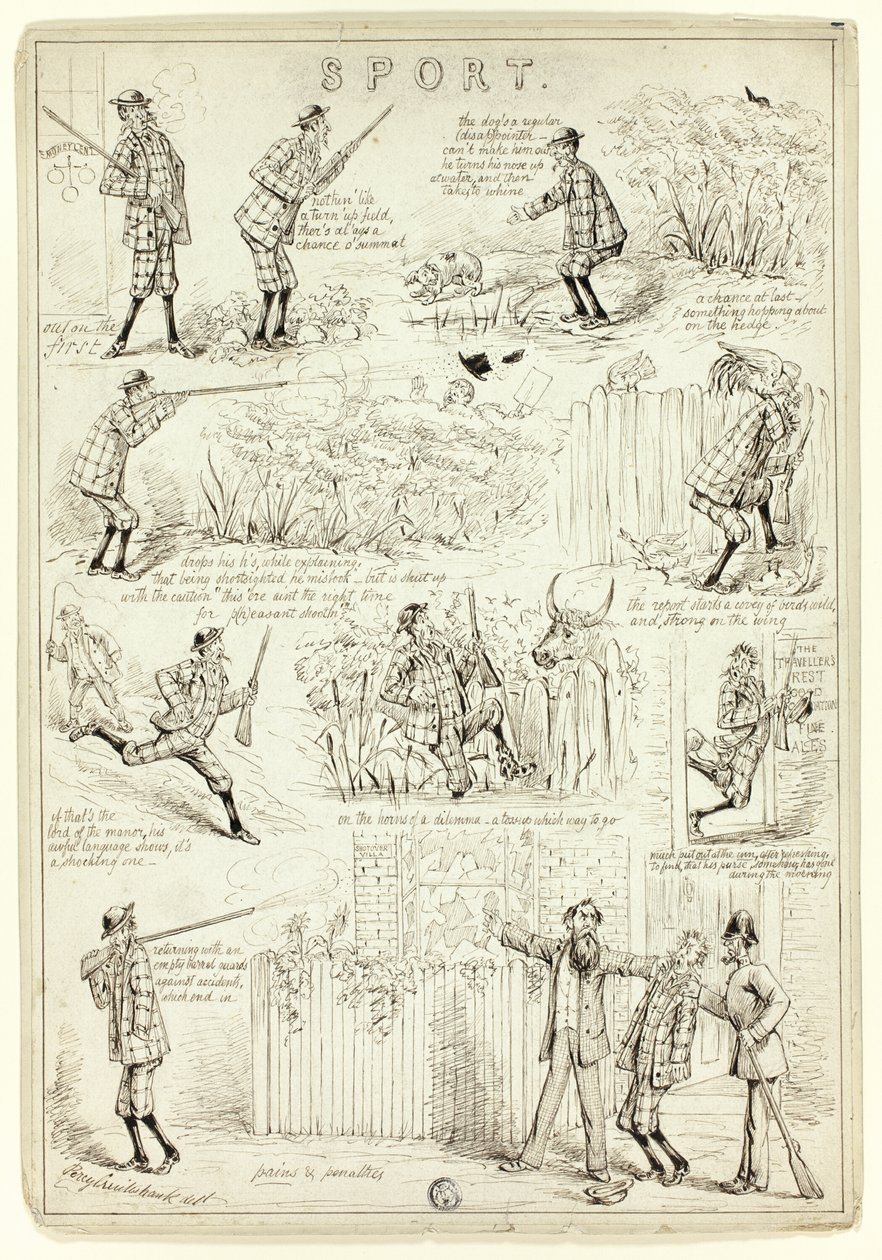 Desporto de Percy Cruikshank