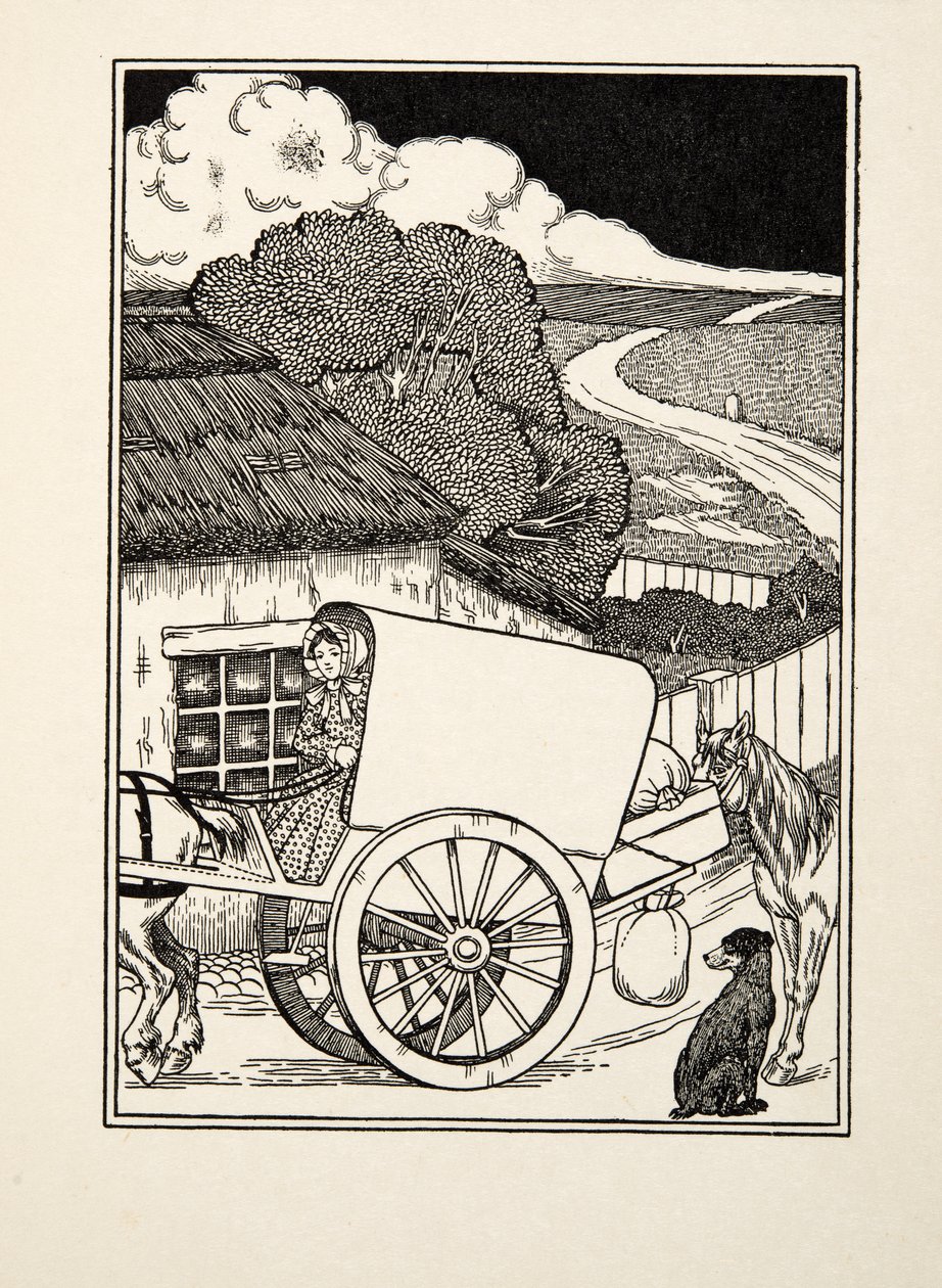Um cão dos portadores, de cem anecdotes dos animais, bar. 1924 de Percy J. Billingshurst