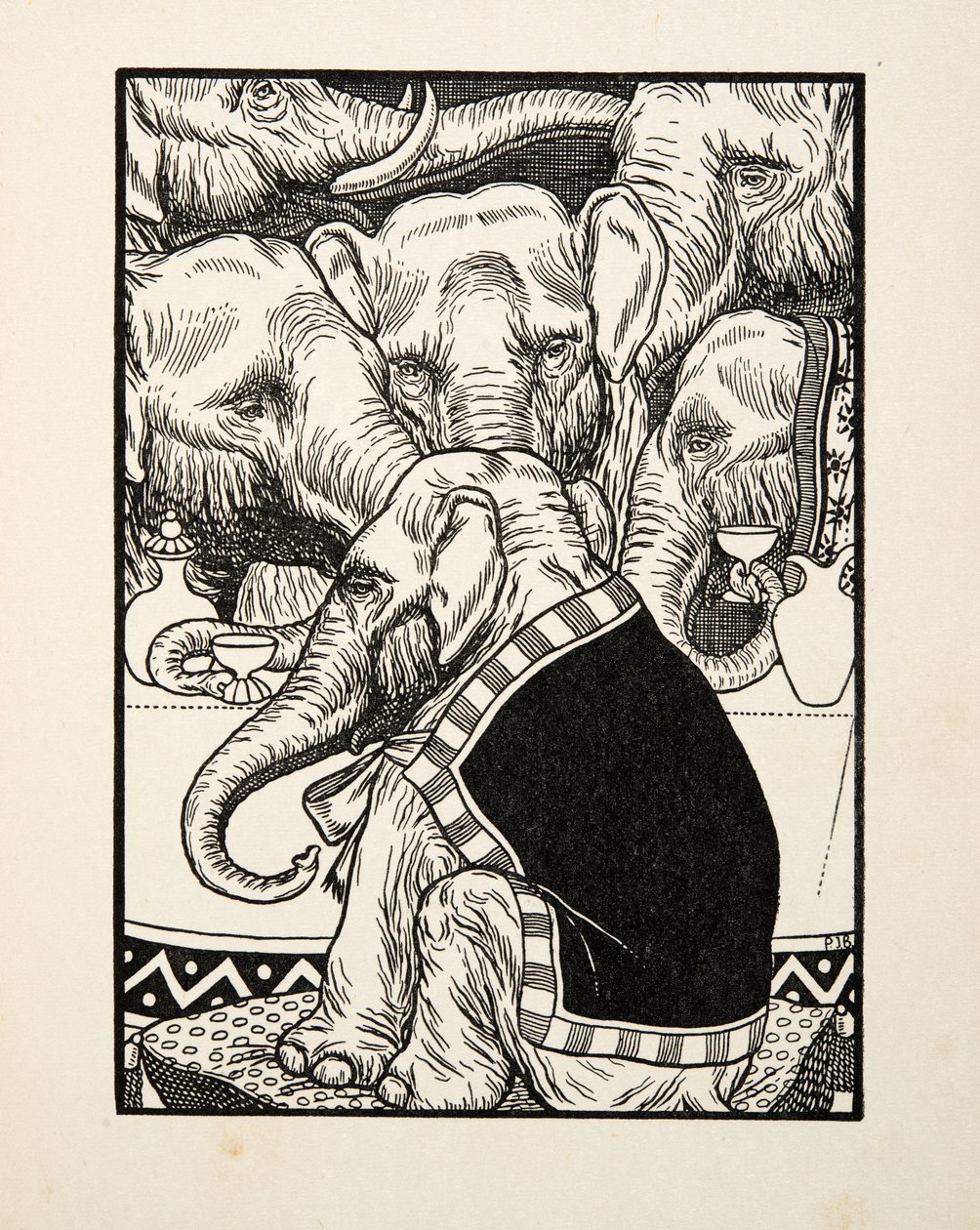 Uma comédia de quadrúpedes, de cem anedotas de animais, pub. 1924 de Percy J. Billingshurst