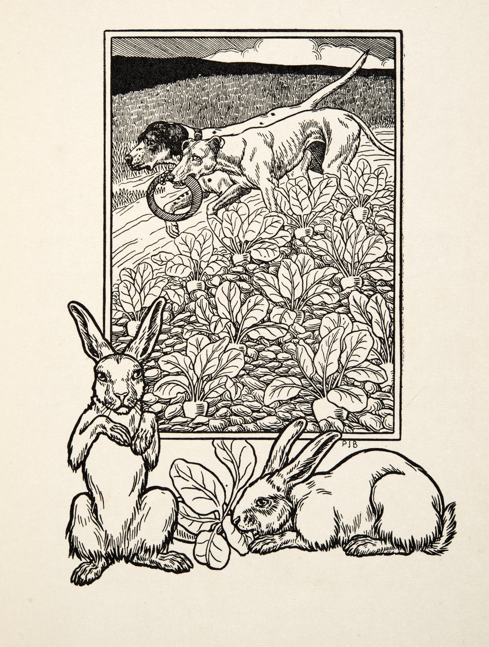 Um par manhoso, de cem anecdotes dos animais, bar. 1924 de Percy J. Billingshurst
