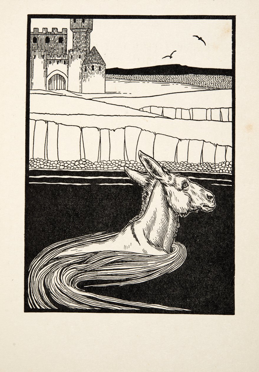 Um burro rejeitado, de cem anecdotes dos animais, bar. 1924 de Percy J. Billingshurst