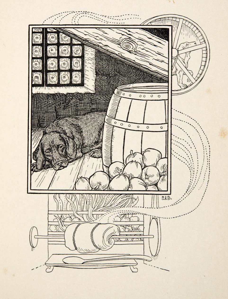 São as feras Mere Machines , de cem anecdotes dos animais, bar. 1924 de Percy J. Billingshurst