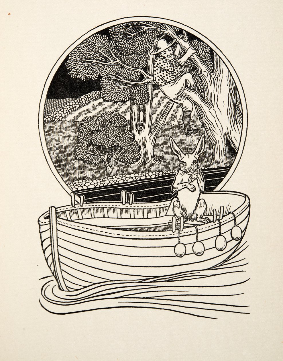 O coletor travado, de cem anecdotes dos animais, bar. 1924 de Percy J. Billingshurst