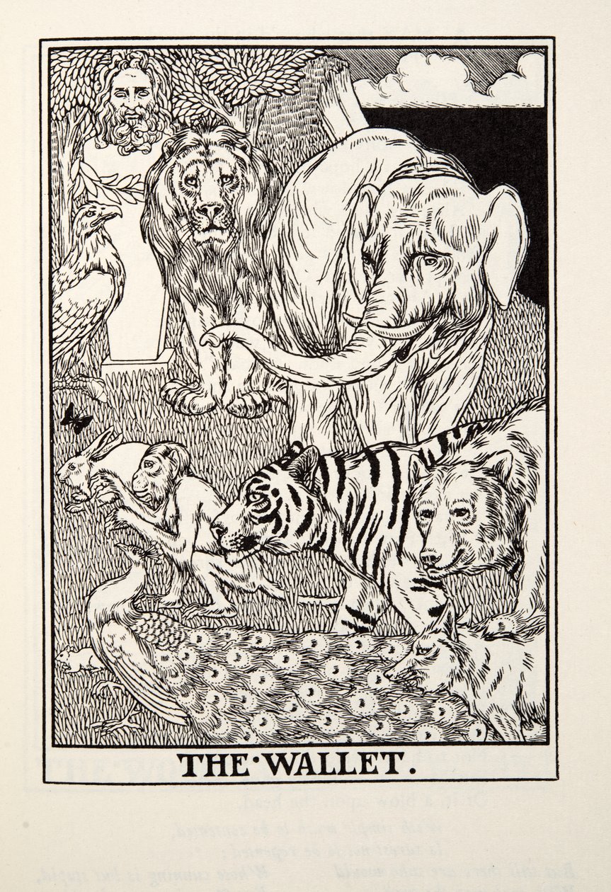 The Wallet, de Fontaine Fables, pub. 1905 de Percy J. Billingshurst