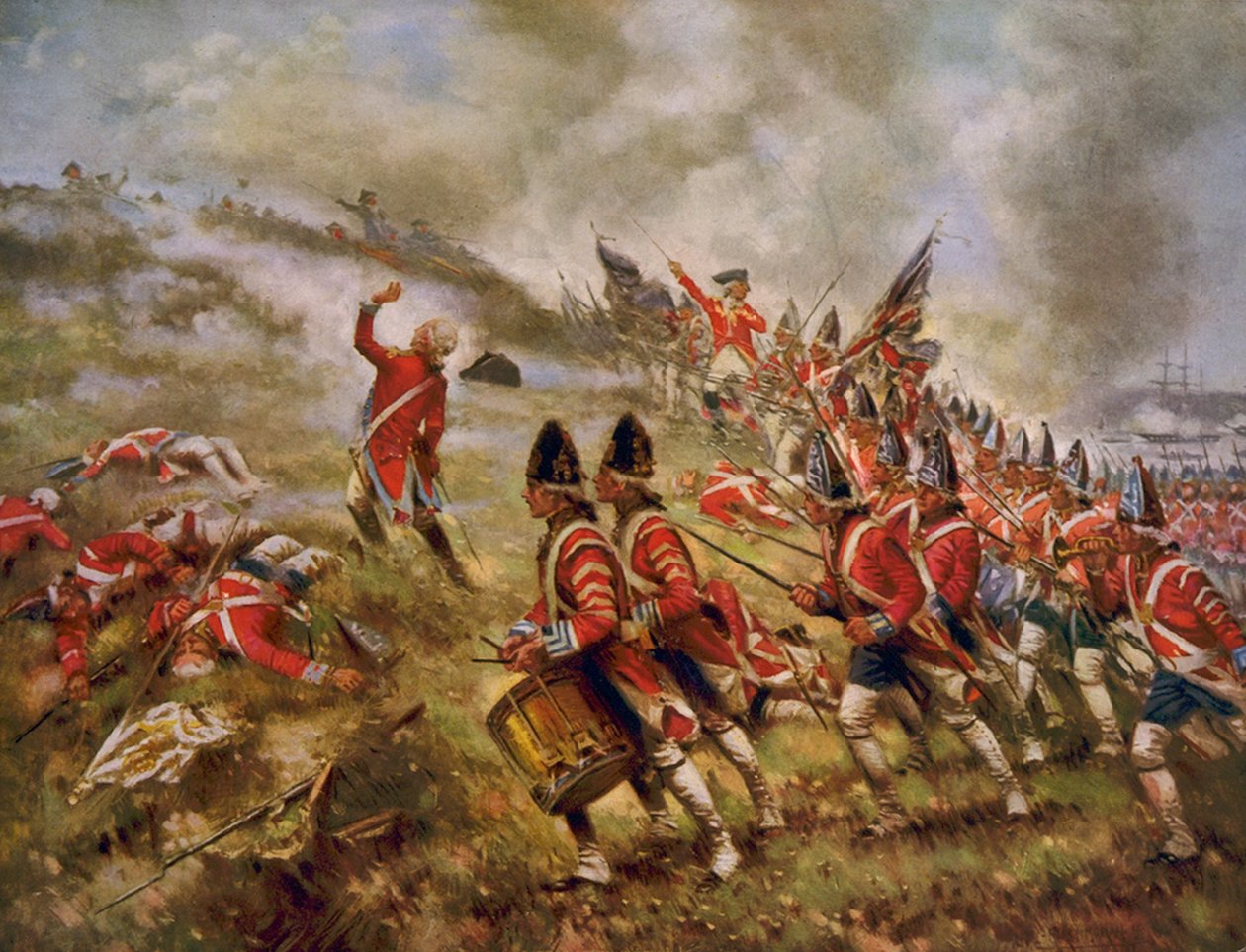 Batalha de Bunker Hill de Percy Moran