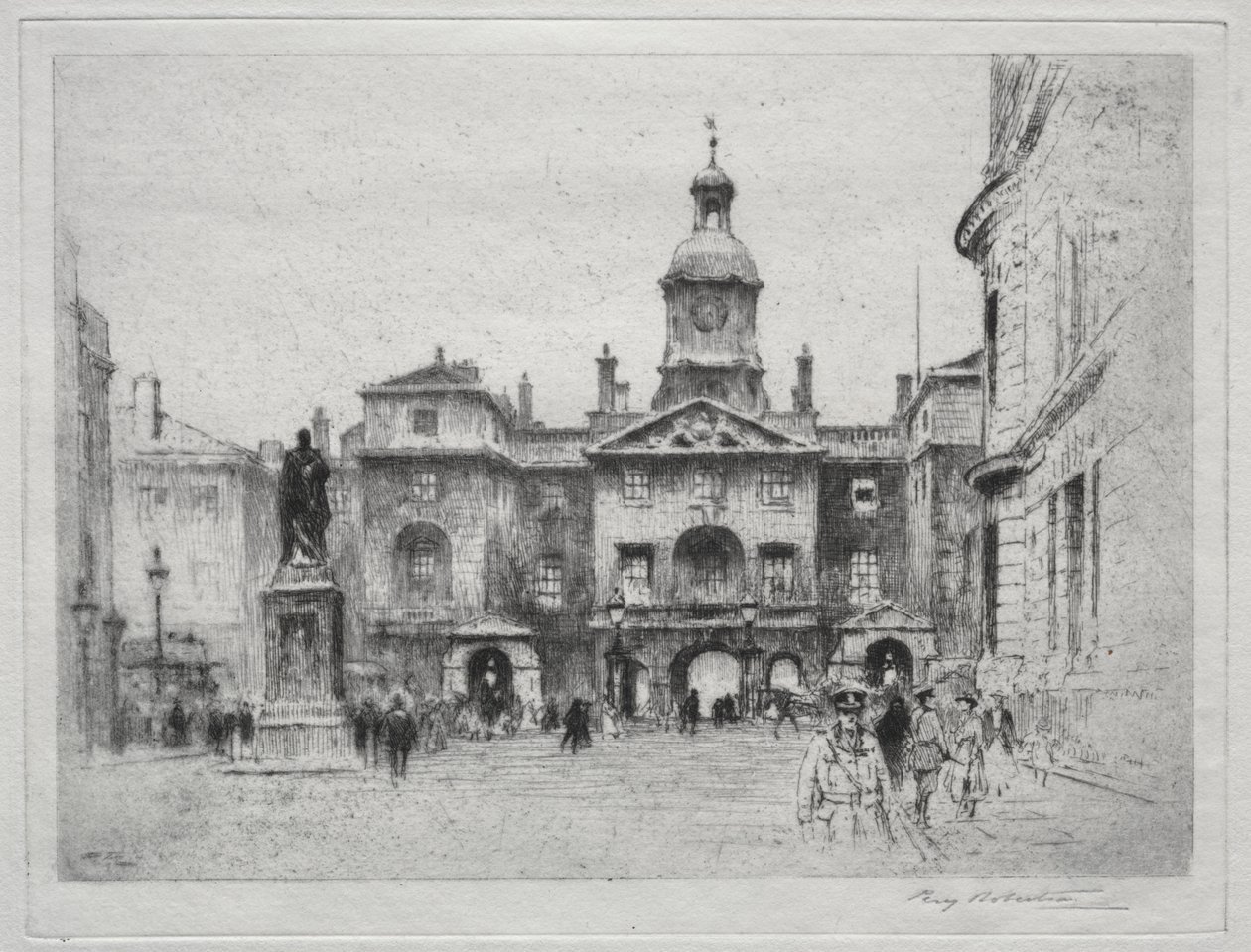 Guardas a cavalo, Whitehall de Percy Robertson