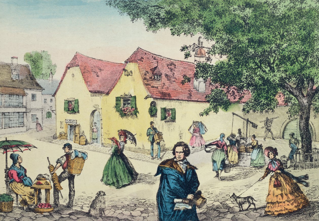 Heiligenstadt Testament House, em Viena, onde Beethoven ficou em uma tentativa de curar sua surdez de Perger