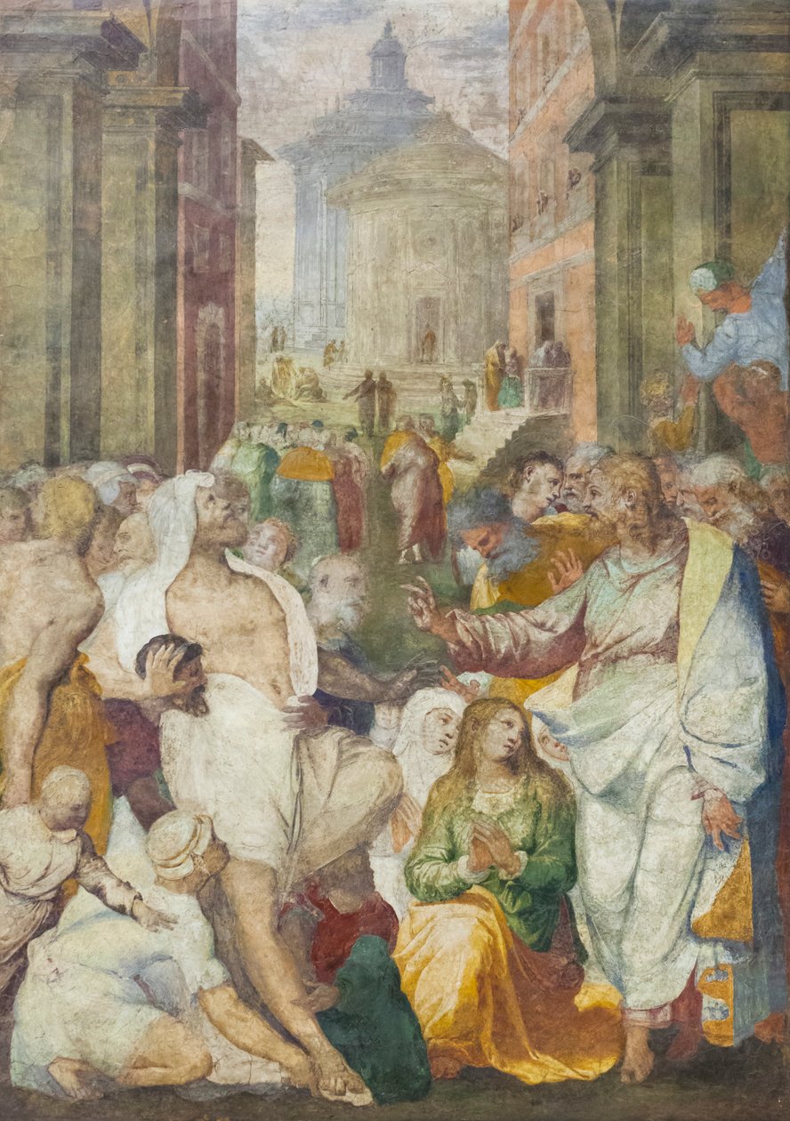 A Ascensão de Lázaro de Perino del (1501 47) Vaga