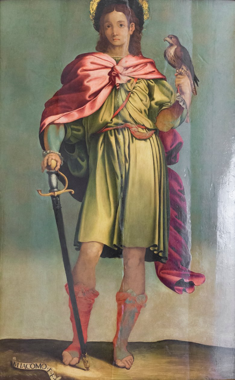 São Julião, o Hospitaleiro de Perino del (1501 47) Vaga
