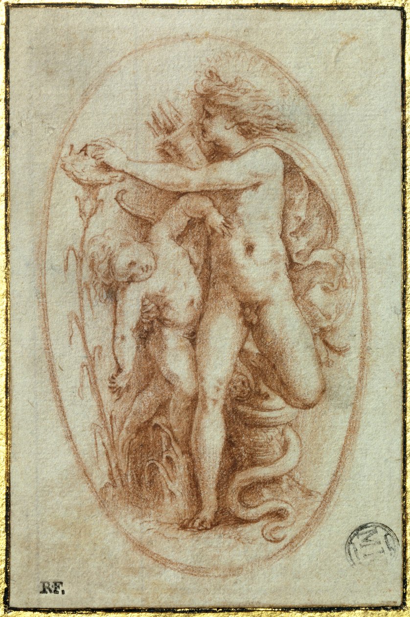 Apolo e Jacinto de Perino del Vaga