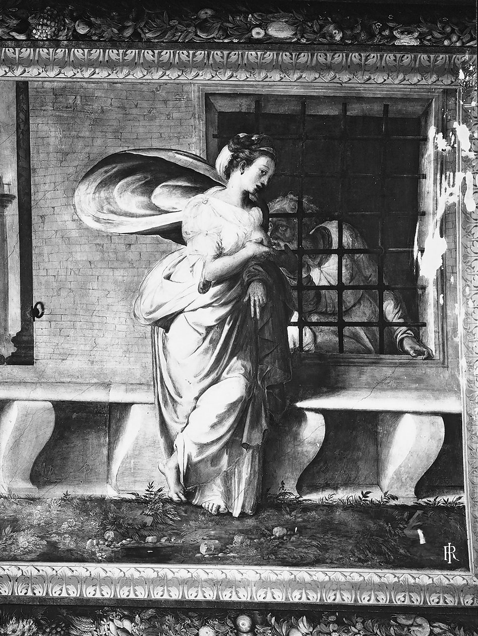 Caridade romana de Perino del Vaga