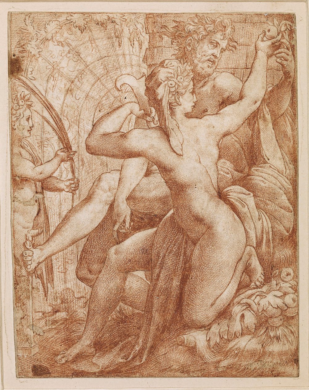 Vertumnus e Pomona, c. 1527. de Perino del Vaga