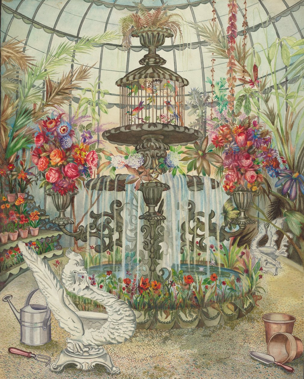 Fonte do Conservatório, c. 1938. de Perkins Harnly