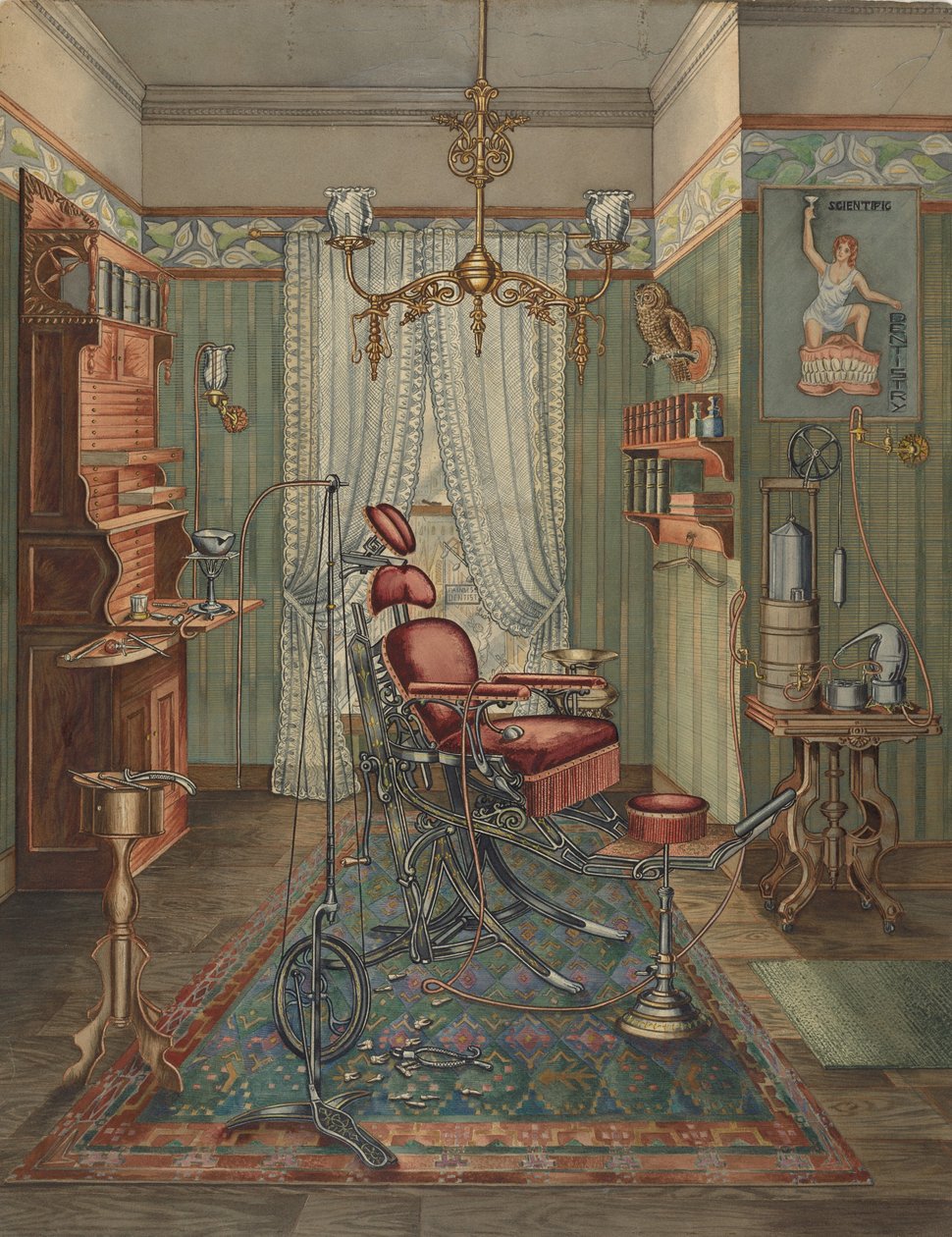 Sala de cirurgia do dentista de Perkins Harnly