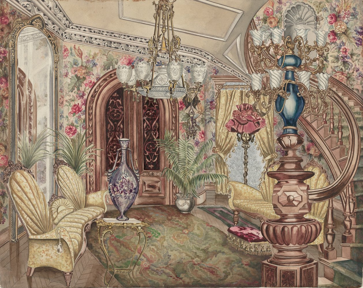 Hall de entrada, 19351942. de Perkins Harnly