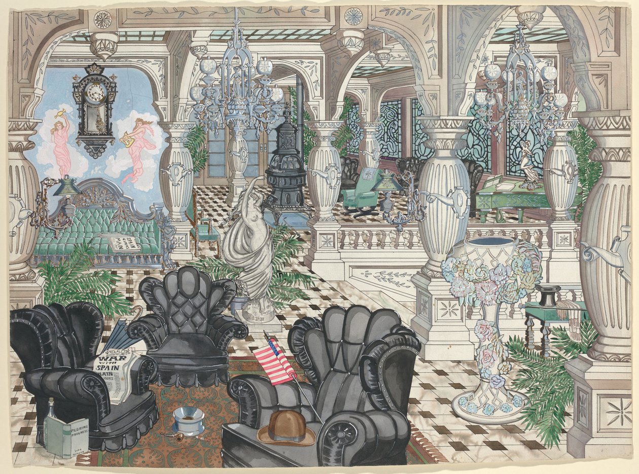 Clube dos Homens do Foyer, 1880-1910 de Perkins Harnly