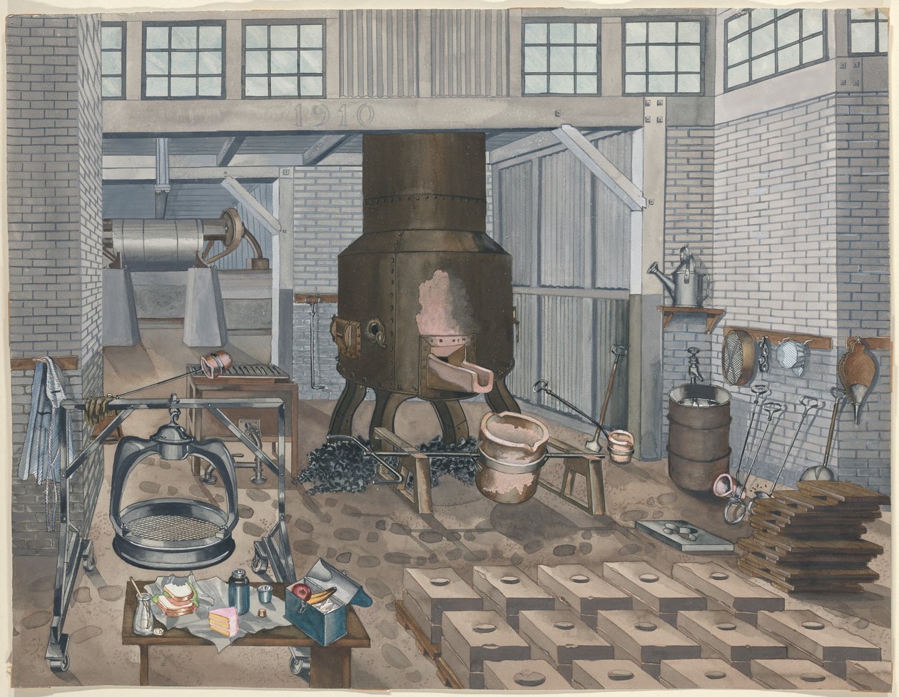 Fundição de Ferro, 1910 de Perkins Harnly