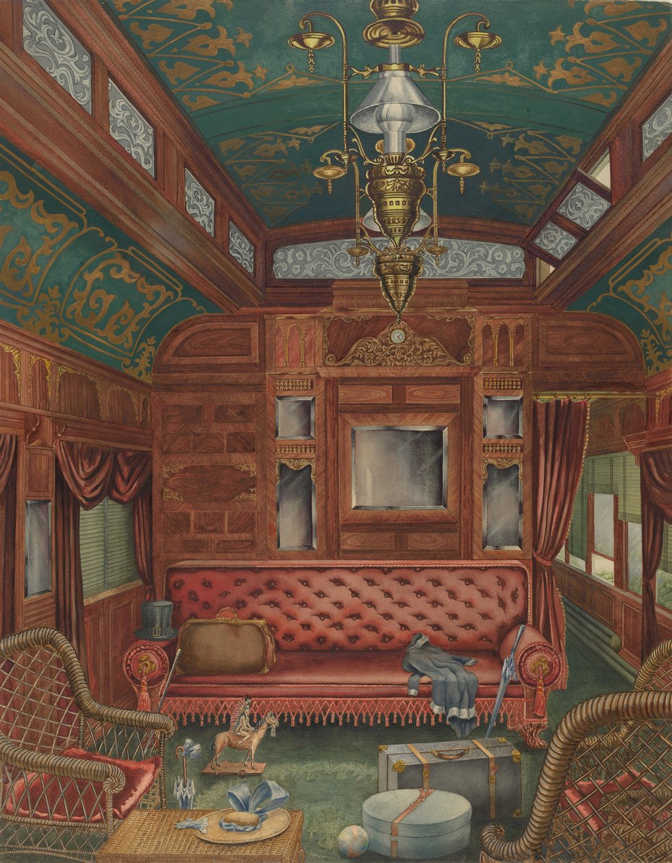 Pullman Coach, c. 1940. de Perkins Harnly
