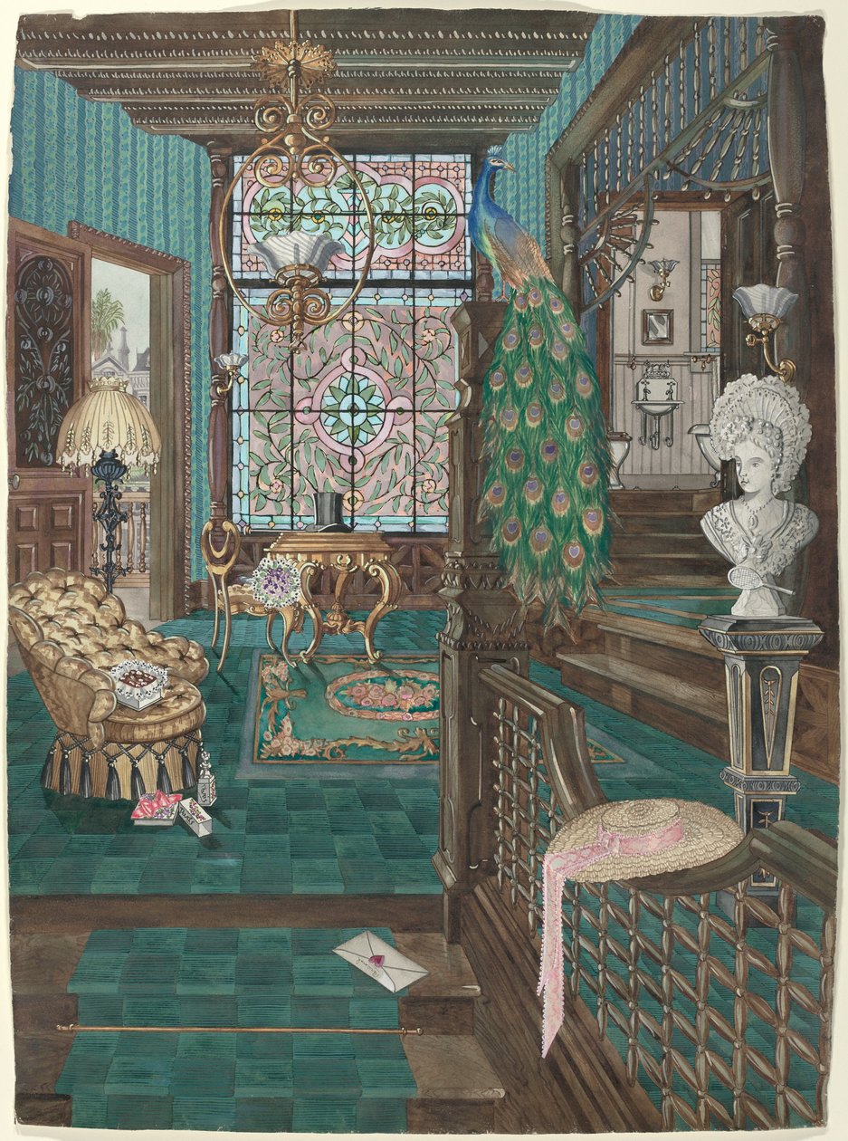 Desembarque e Hall da Escada do Segundo Andar, 19351942. de Perkins Harnly