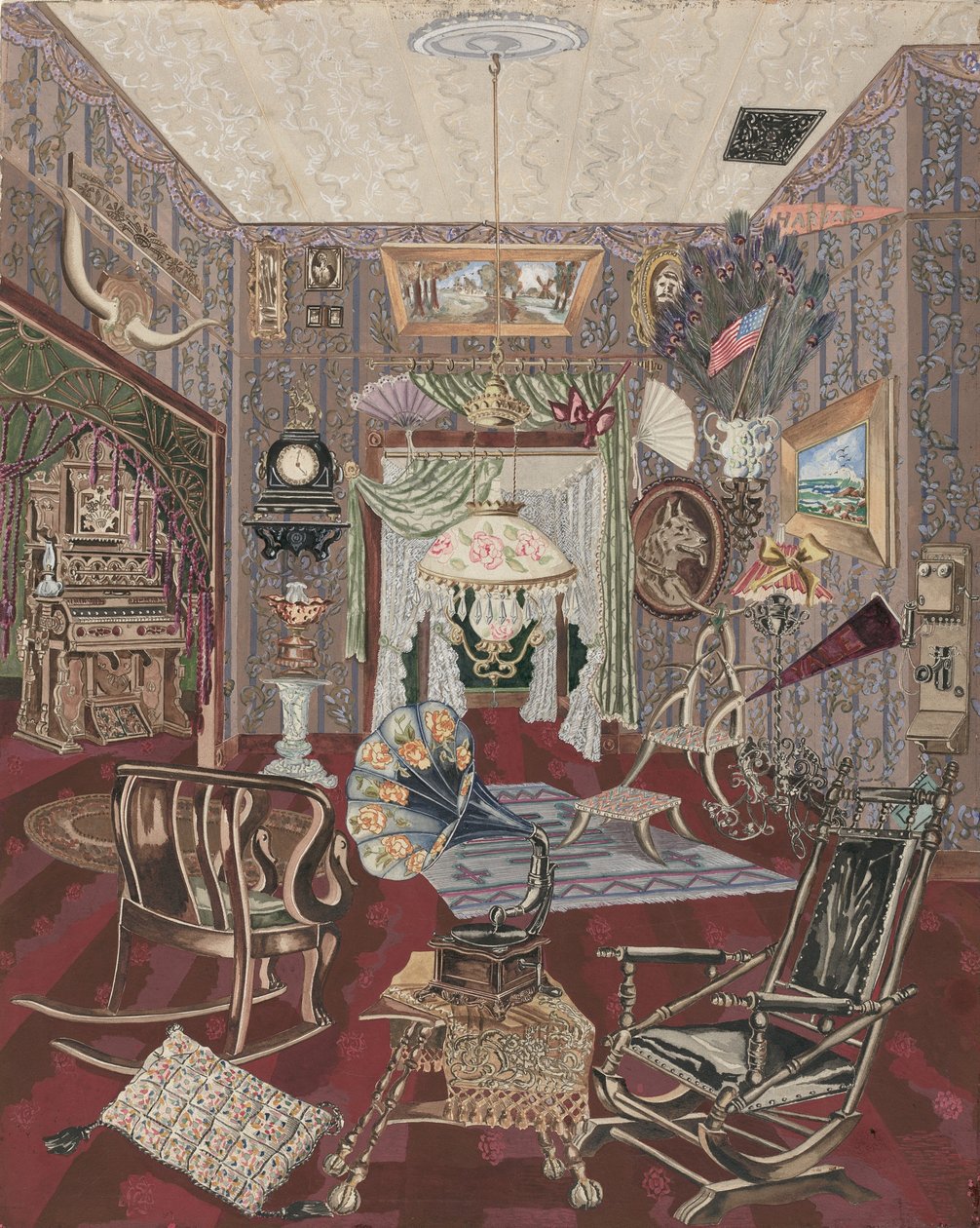 Sala de estar, 19351942. de Perkins Harnly