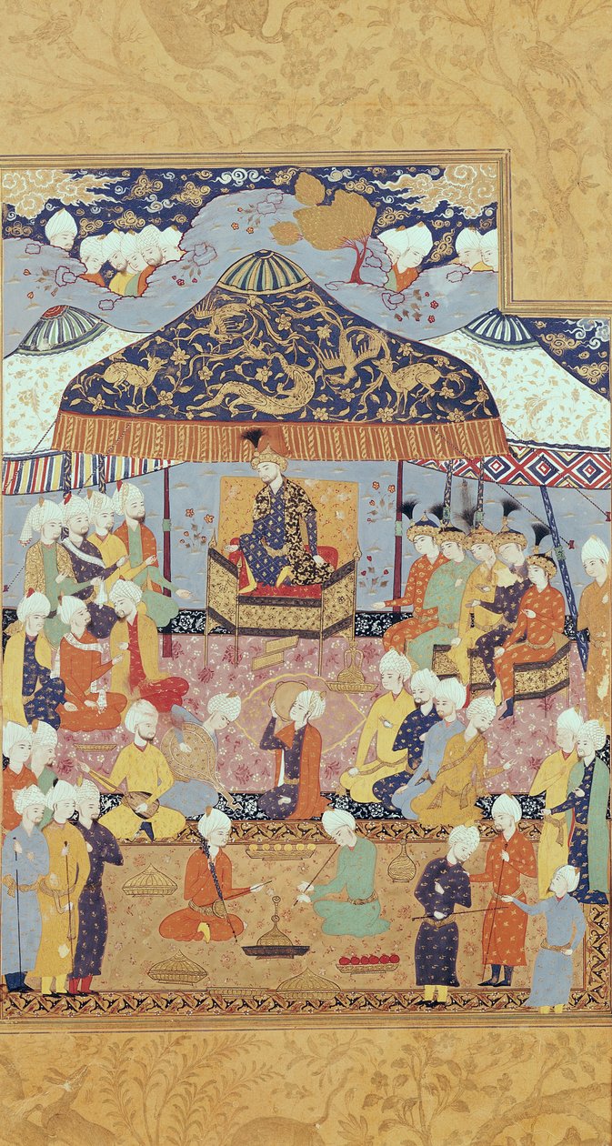 Uma recepção principesca de Persian School