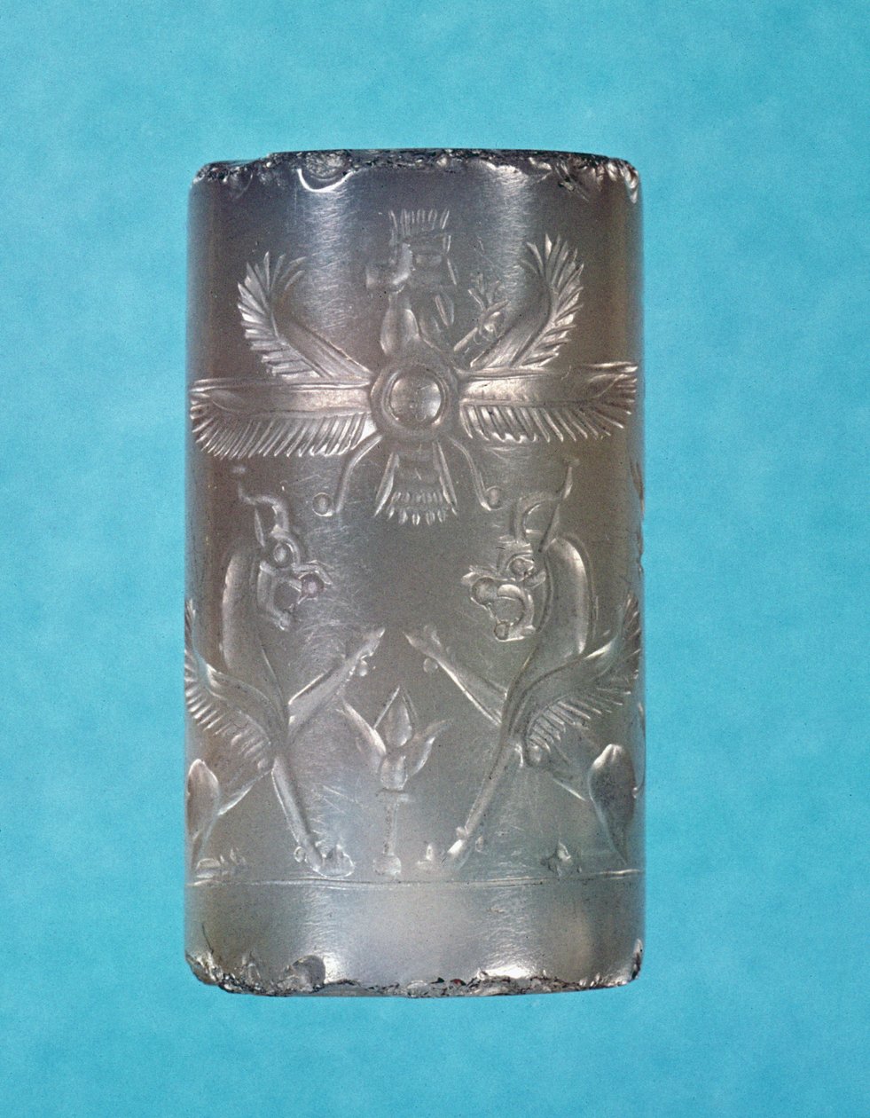 Selo de cilindro aquemênida, dinastia persa, século VII aC de Persian School