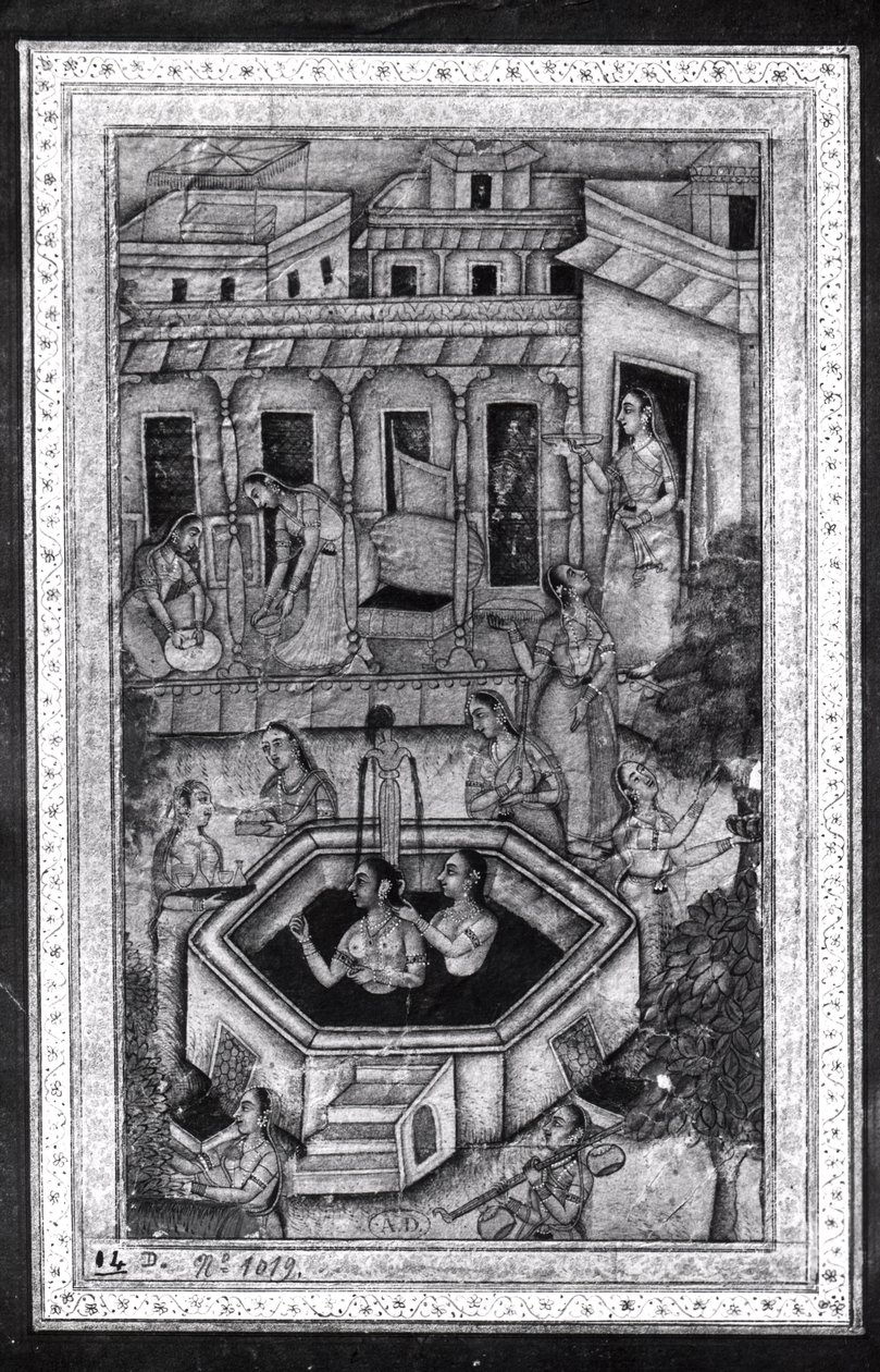 Mulheres tomando banho de Persian School