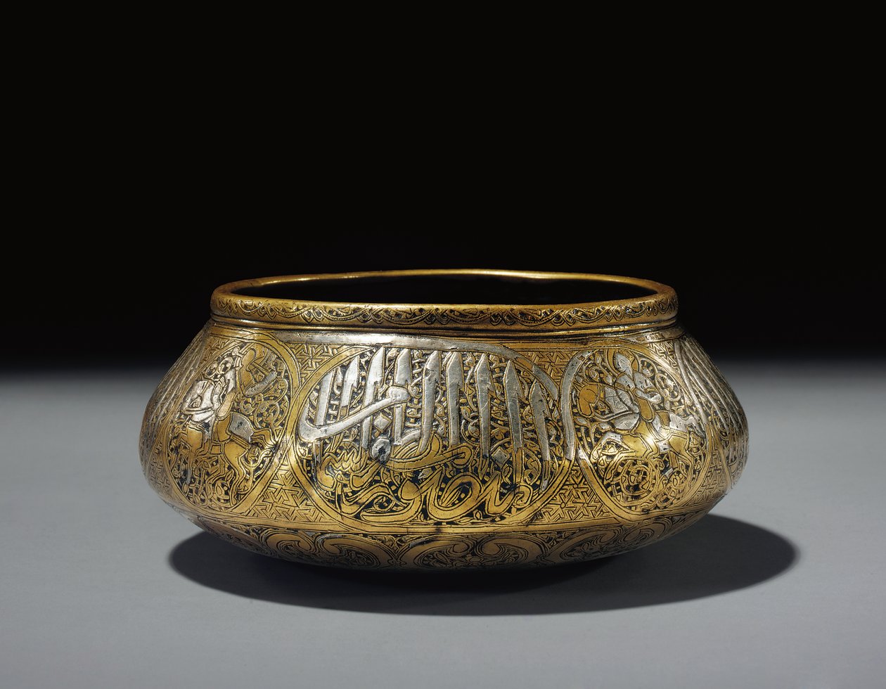 Tigela embutida, Fars, Pérsia de Persian School