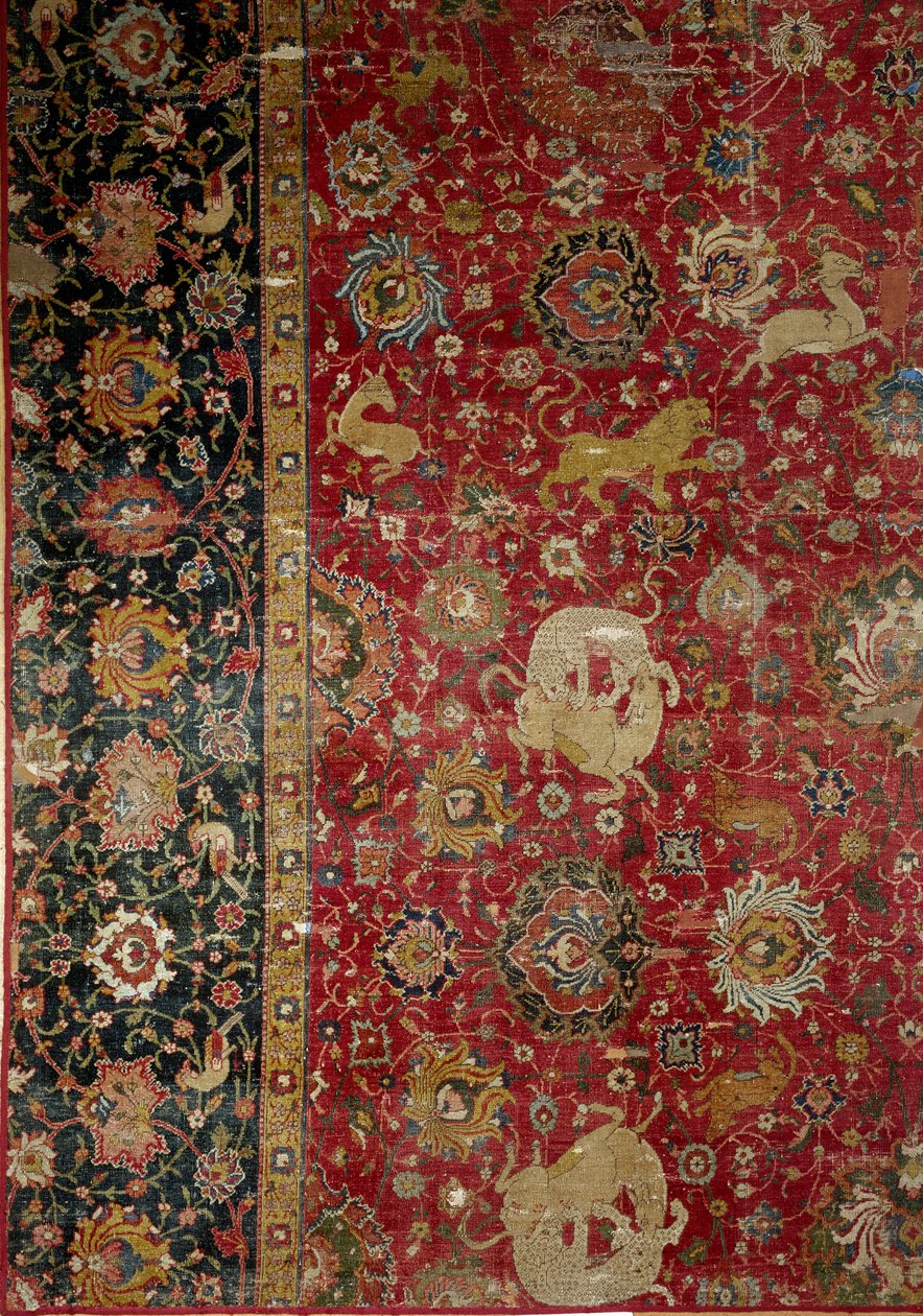 Artesanato iraniano: Tapetes Persas, Paris, artes decorativas de Persian School