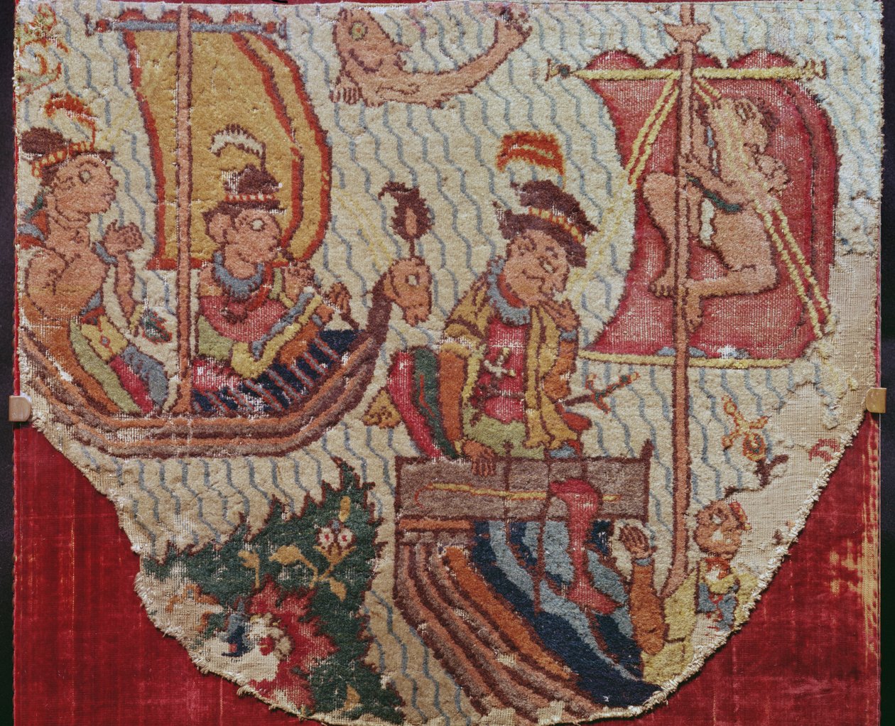Tapete com motivos indo-portugueses, dinastia safávida de Persian School