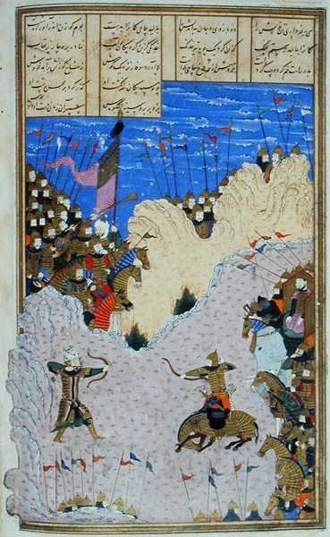 Rustam Shoots Ashkabus and His Horse, ilustração do 