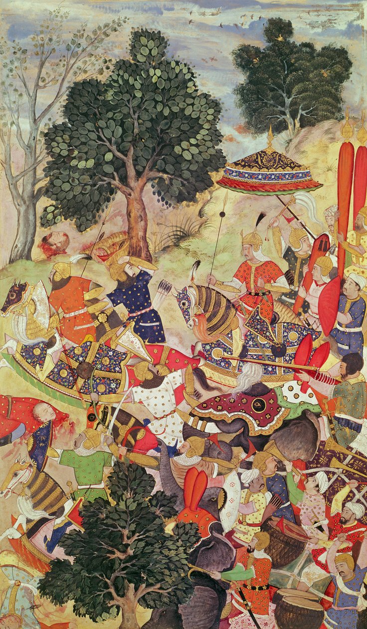 A captura de Bakadur Khan de Persian School