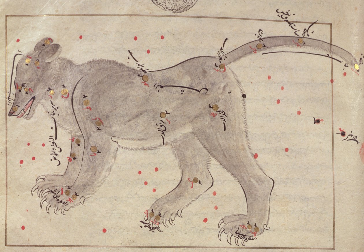 O Grande Urso, do Livro das Estrelas depois de El Hussein de Persian School
