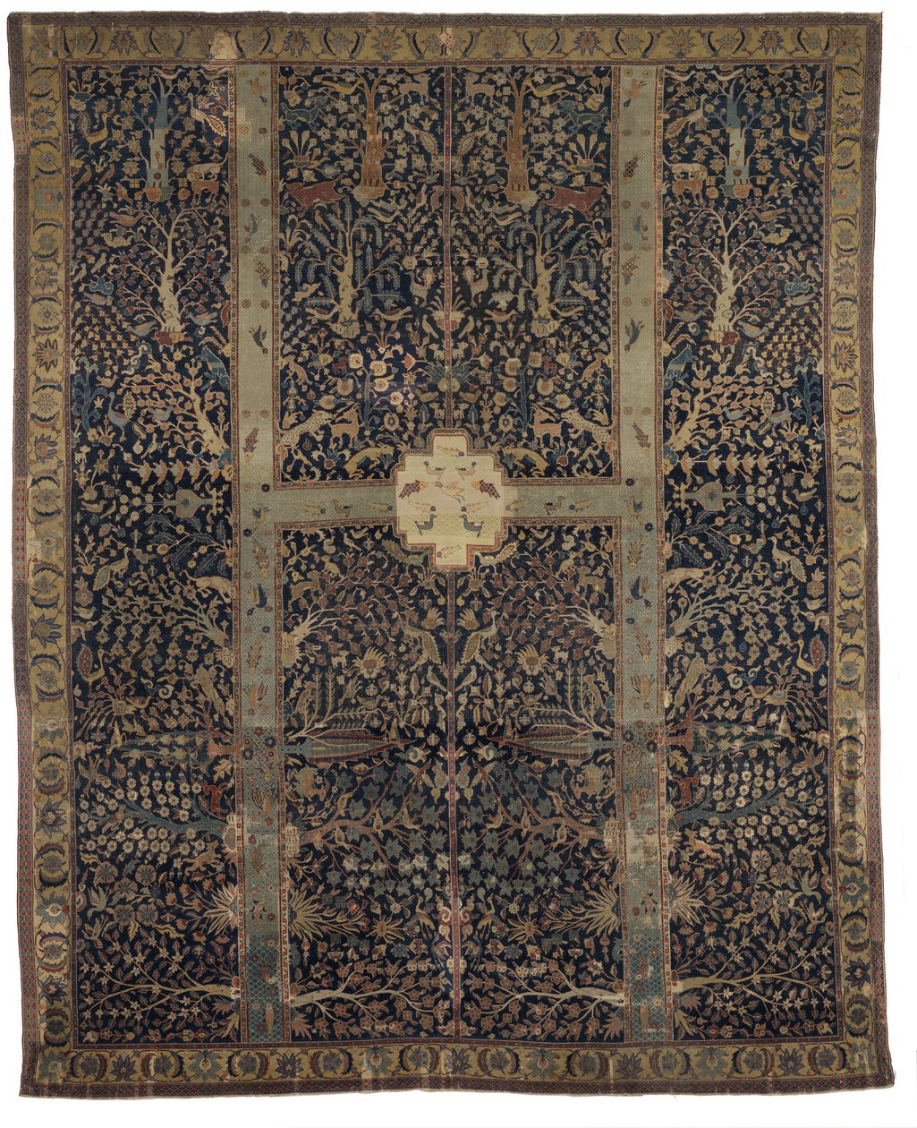 O Tapete de Jardim Wagner, início do século XVII de Persian School